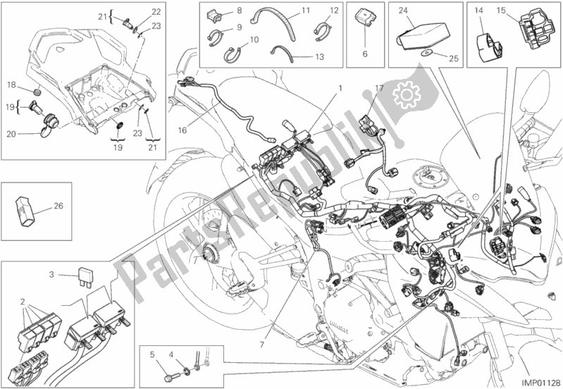 Wszystkie części do Wi? Zka Przewodów Ducati Multistrada 1260 S Pikes Peak 2019